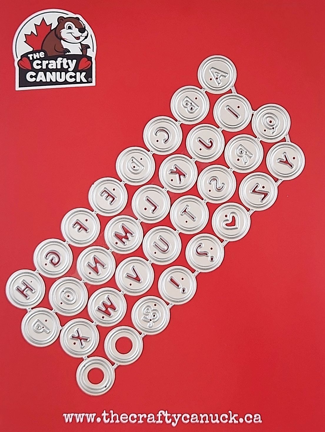 The Crafty Canuck Dies Typewritter Keys