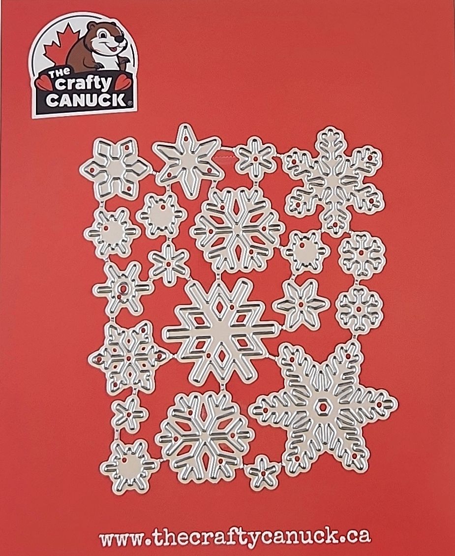 The Crafty Canuck Dies Snowflake Flurry