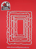 TThe Crafty Canuck Dies Torn Rectangle Frames