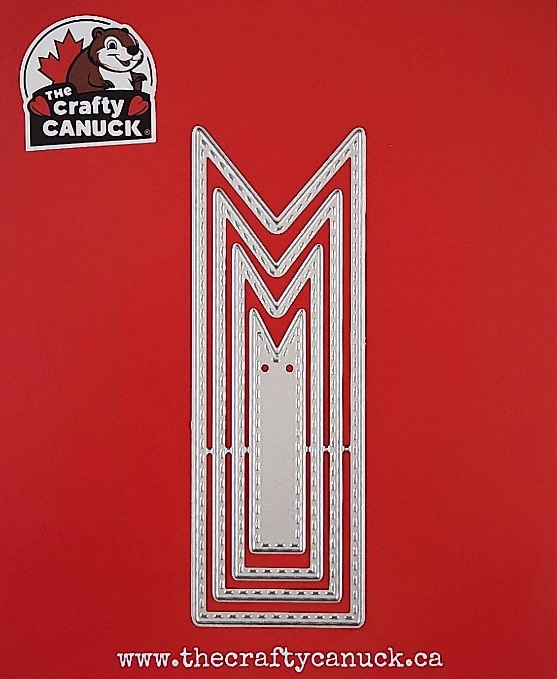 The Crafty Canuck Dies Chevron Label
