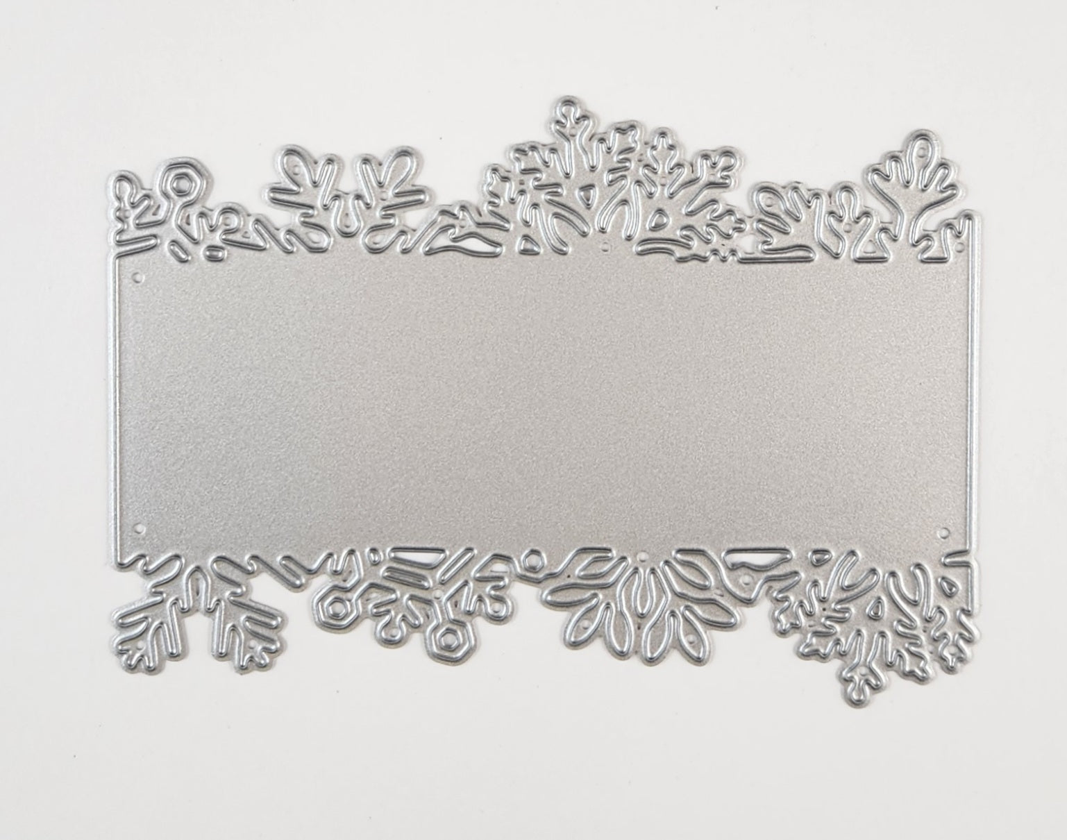 The Crafty Canuck Dies Label with Snowflake Border