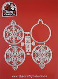 The Crafty Canuck Dies Snowflake Ornaments
