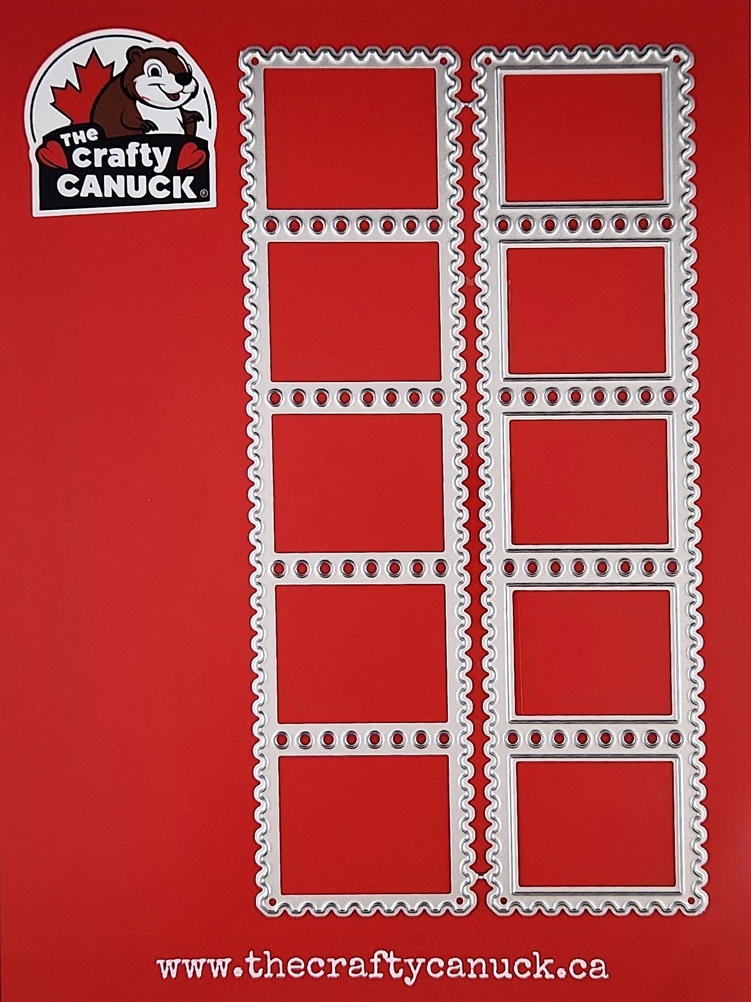 The Crafty Canuck Dies Postage Strips
