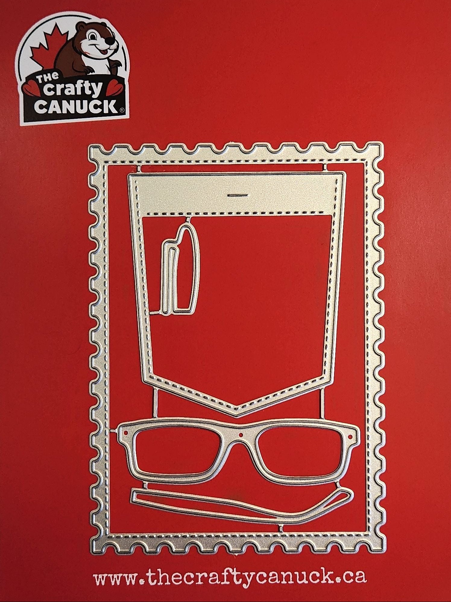 The Crafty Canuck Dies Postage Border With Pocket