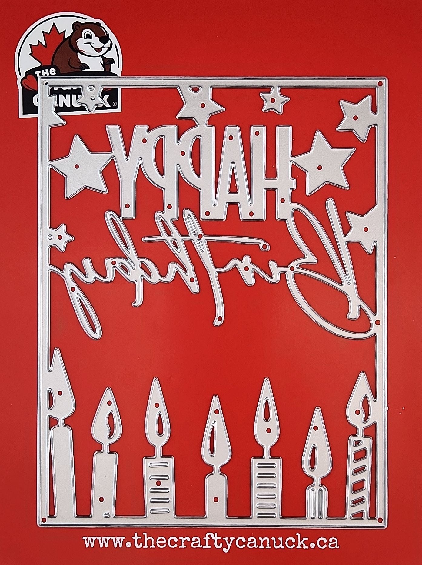 The Crafty Canuck Dies Happy Birthday Frame