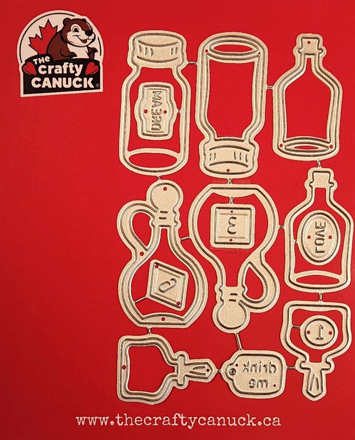 The Crafty Canuck Dies Lotsa Bottles