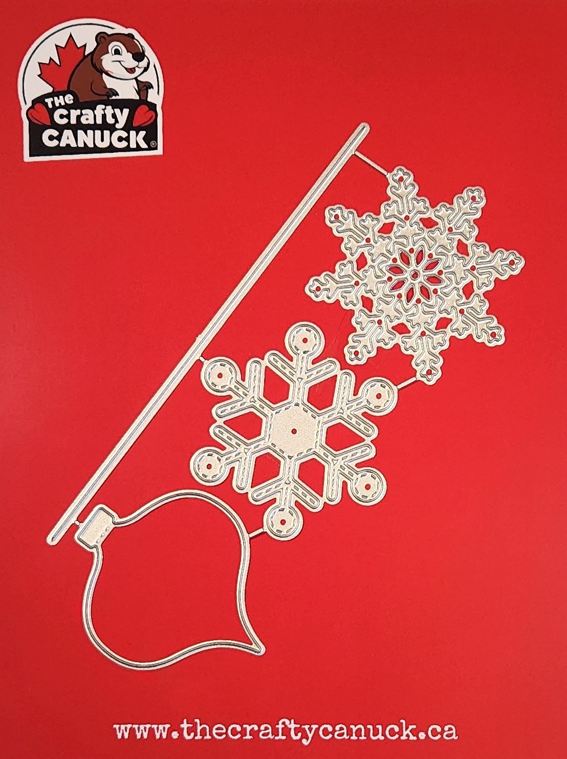 The Crafty Canuck Dies Christmas Ornaments