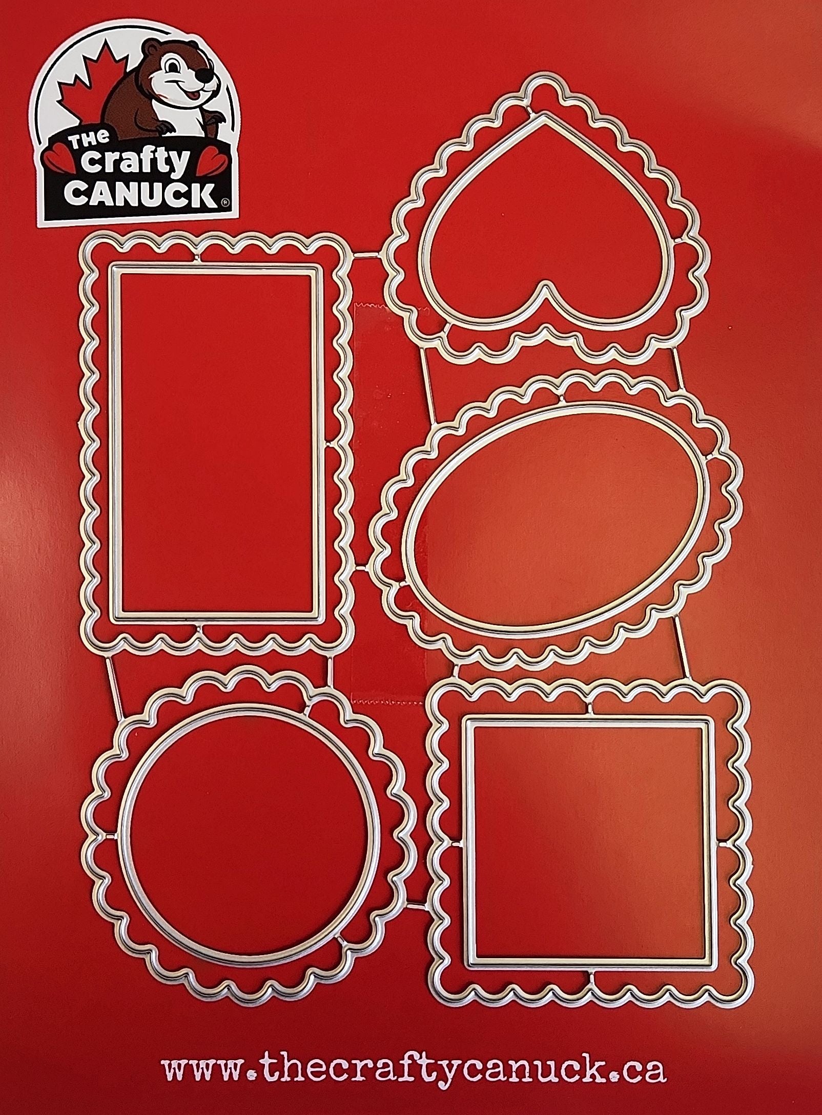 The Crafty Canuck Dies Small Scallop Labels