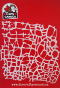 The Crafty Canuck Stencil 6x6 Haphazard Net