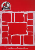 The Crafty Canuck Stencil 6x6 Large Square Windows