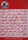 The Crafty Canuck Stencil 6x6 Long Script #2