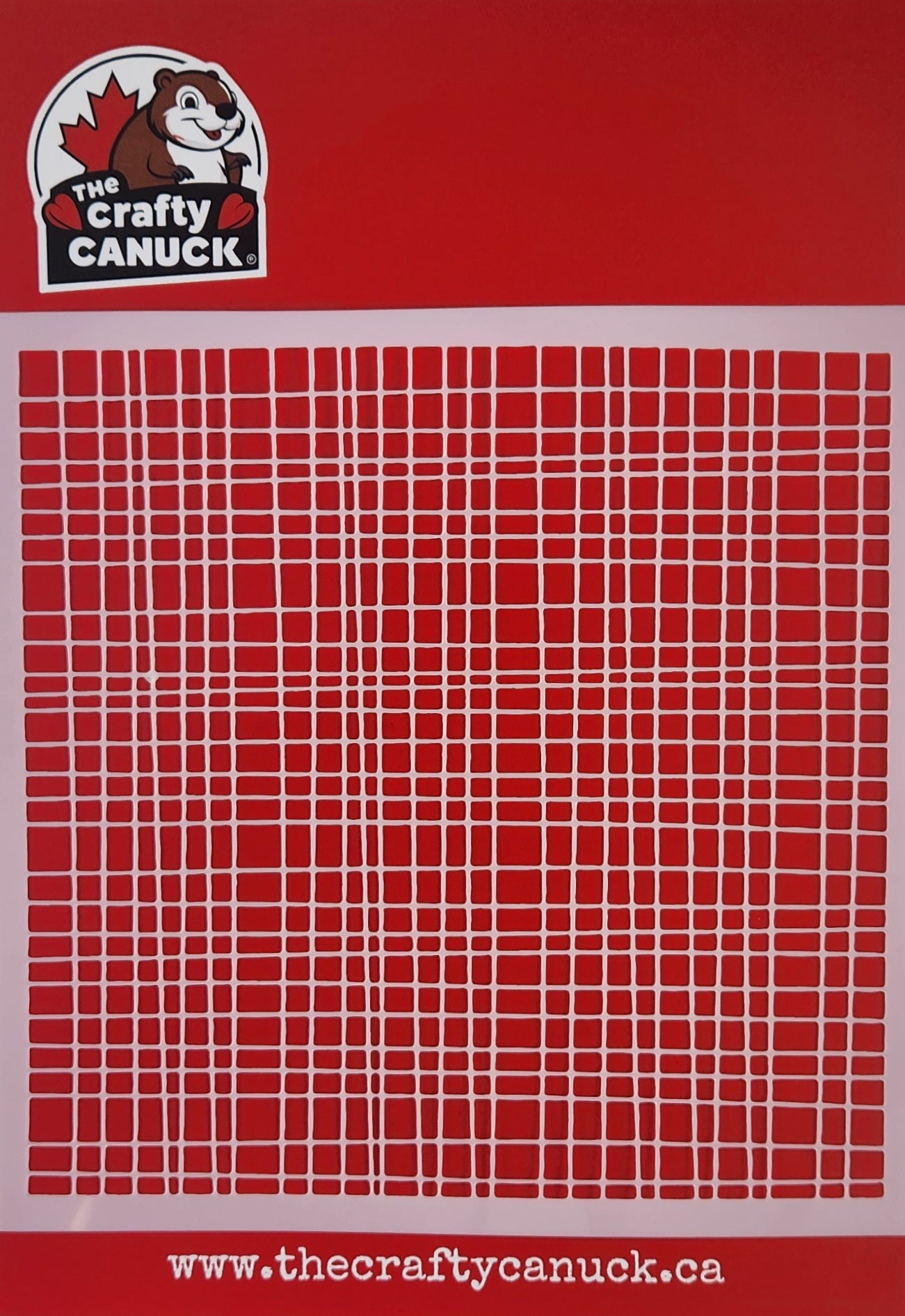 The Crafty Canuck Stencil 6x6 Square Net