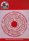 The Crafty Canuck Stencil 6x6 Large Sketched Circle