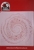 The Crafty Canuck Stencil 6x6 Swirl