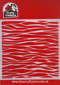 The Crafty Canuck Stencil 6x6 Gentle Waves
