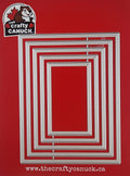 The Crafty Canuck Dies Stitched Rectangle Frames