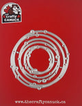 The Crafty Canuck Dies Abstract Wreath