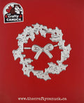 The Crafty Canuck Dies Holly Wreath