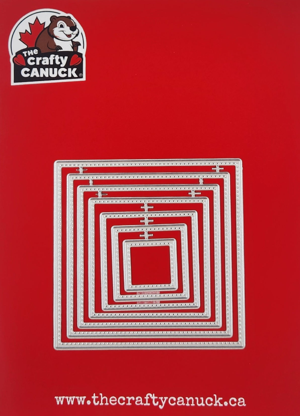 The Crafty Canuck Dies Stitched Square Frames