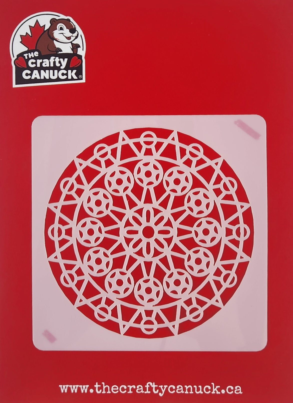 The Crafty Canuck Stencils Cosmos Mandala