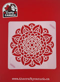 The Crafty Canuck Stencils Dahlia Mandala