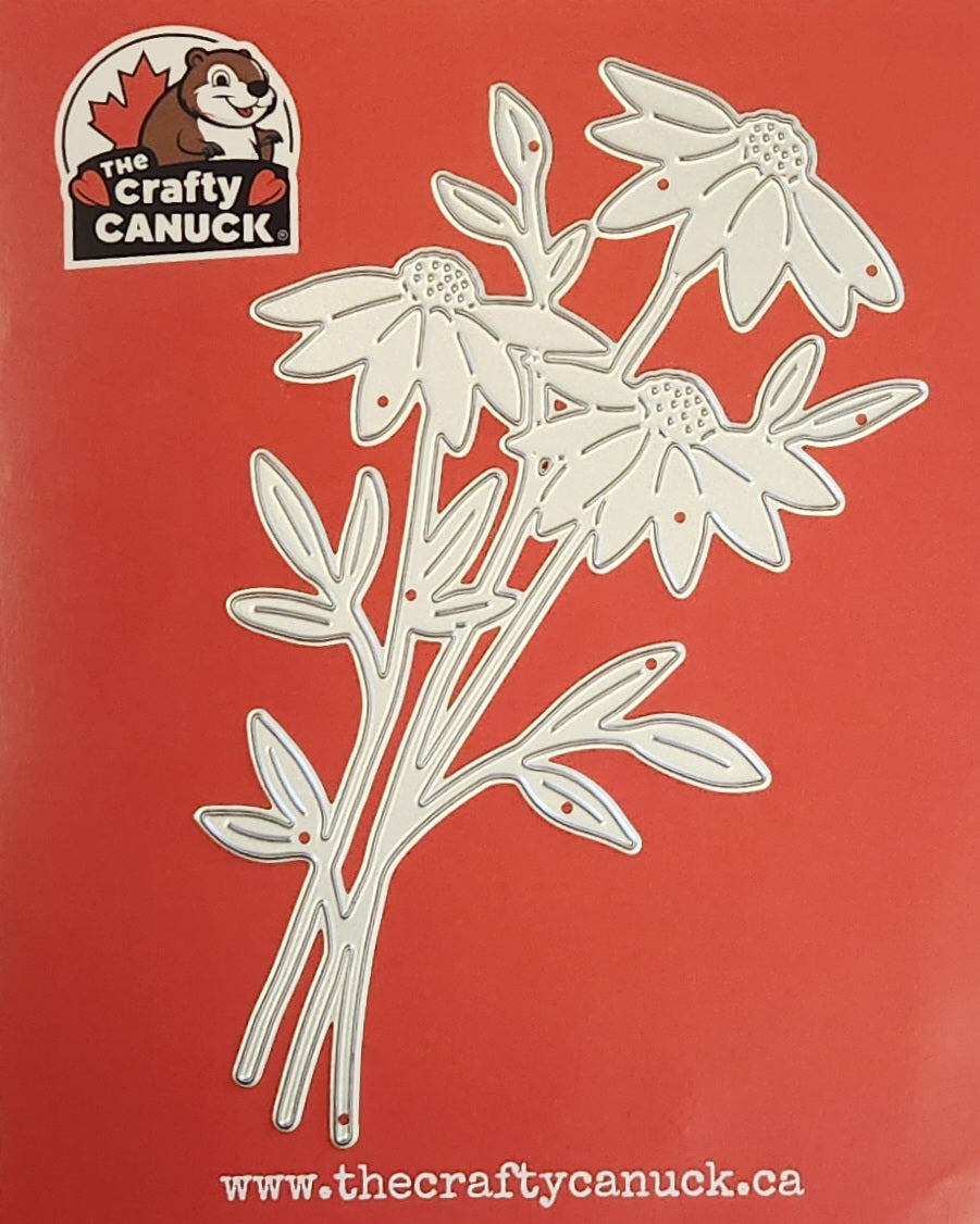 The Crafty Canuck Dies Daisy Bouquet