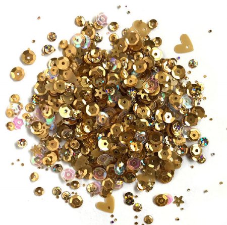 The Crafty Canuck Sequins Golden