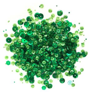 The Crafty Canuck Sequins Emerald