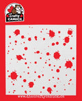 The Crafty Canuck Stencil 6x6 Paint Splotch