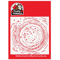 The Crafty Canuck Stencil 6x6 Starry Swirl