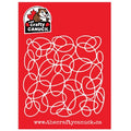 The Crafty Canuck Stencil 6x6 Scribbles